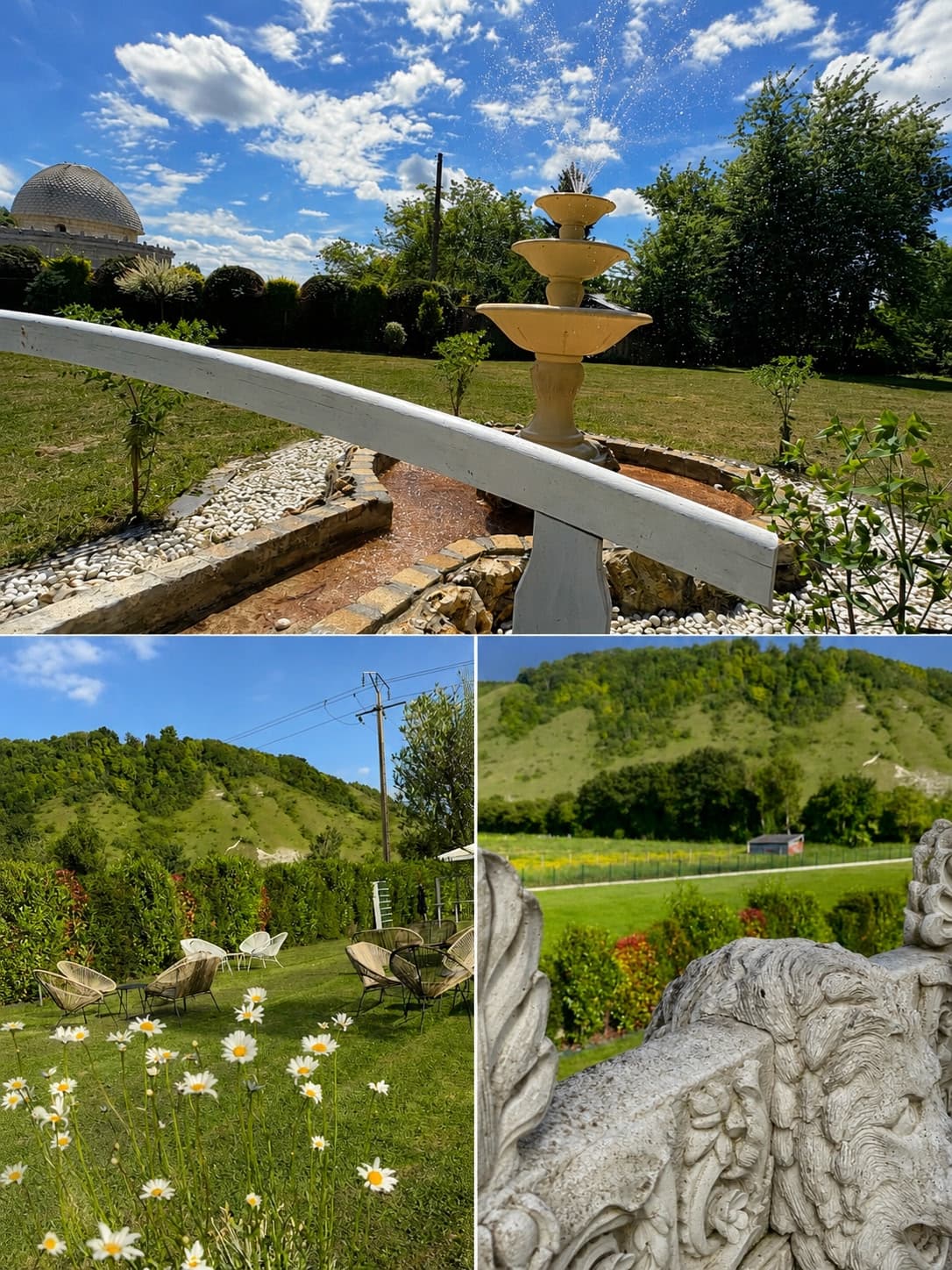 Les jardins paysagers et fleuris du Domaine Athéna